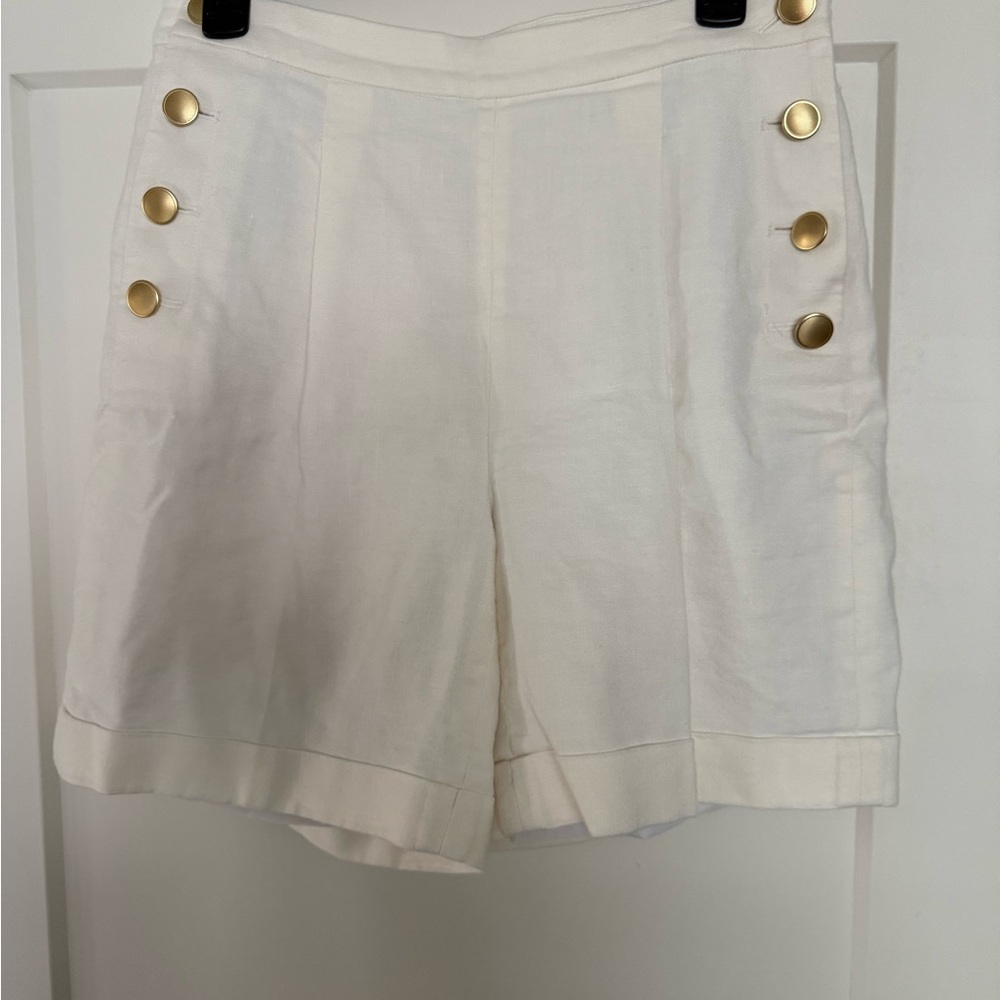 J.Crew Women's Shorts with Gold Accents